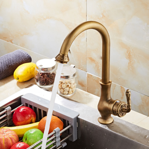 Elegant bronze faucet