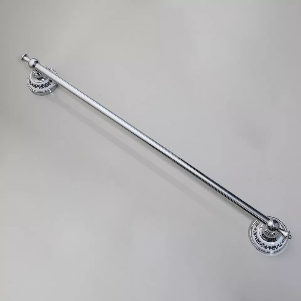 Classic Single Towel Rack - Chrome