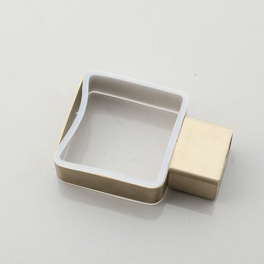 Matte gold cup holder