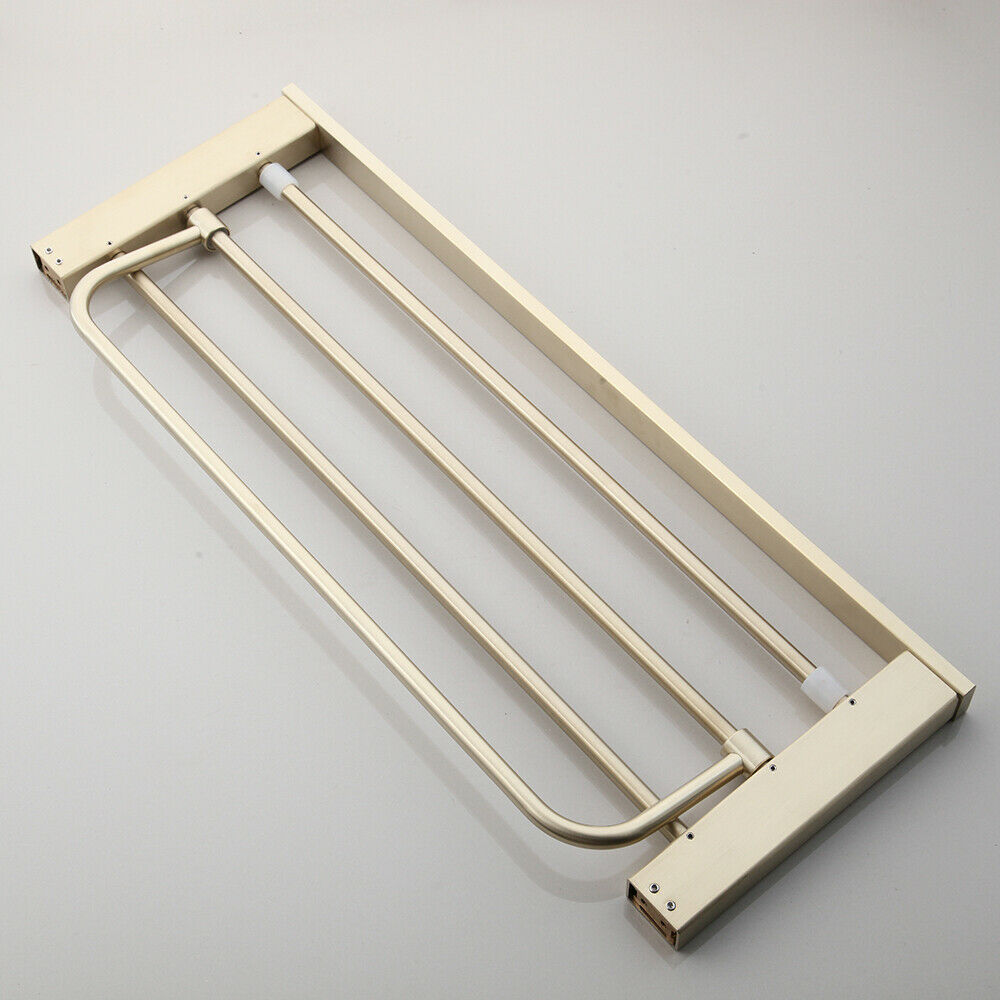 Matte gold towel rack