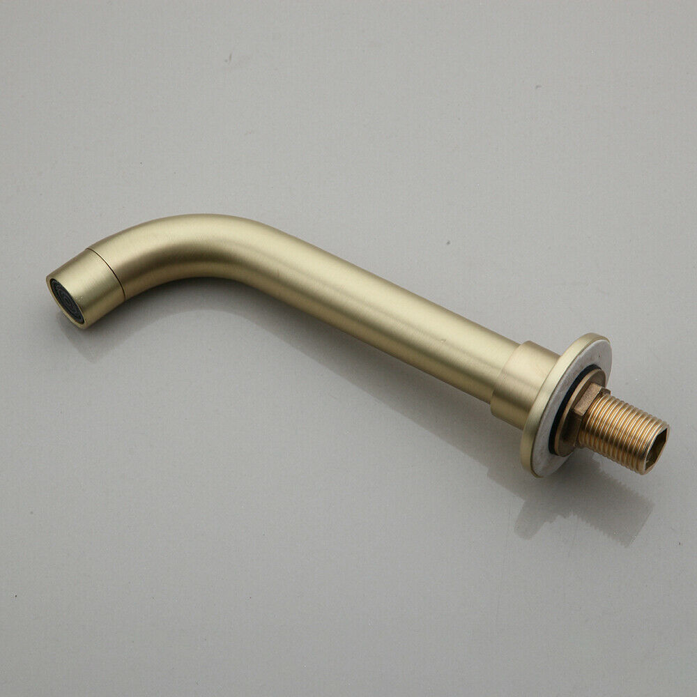 Matte gold built-in tap