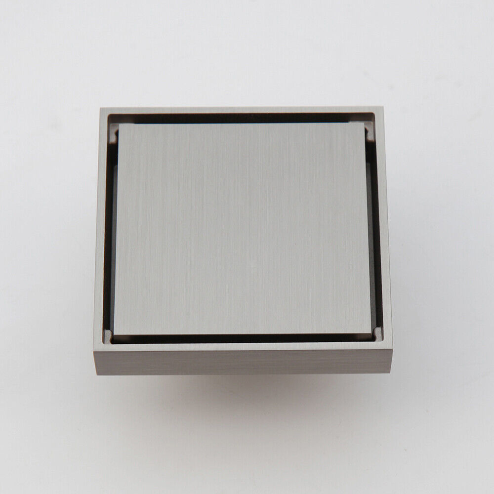 Shower Drain Brushed Nickel – Square Model