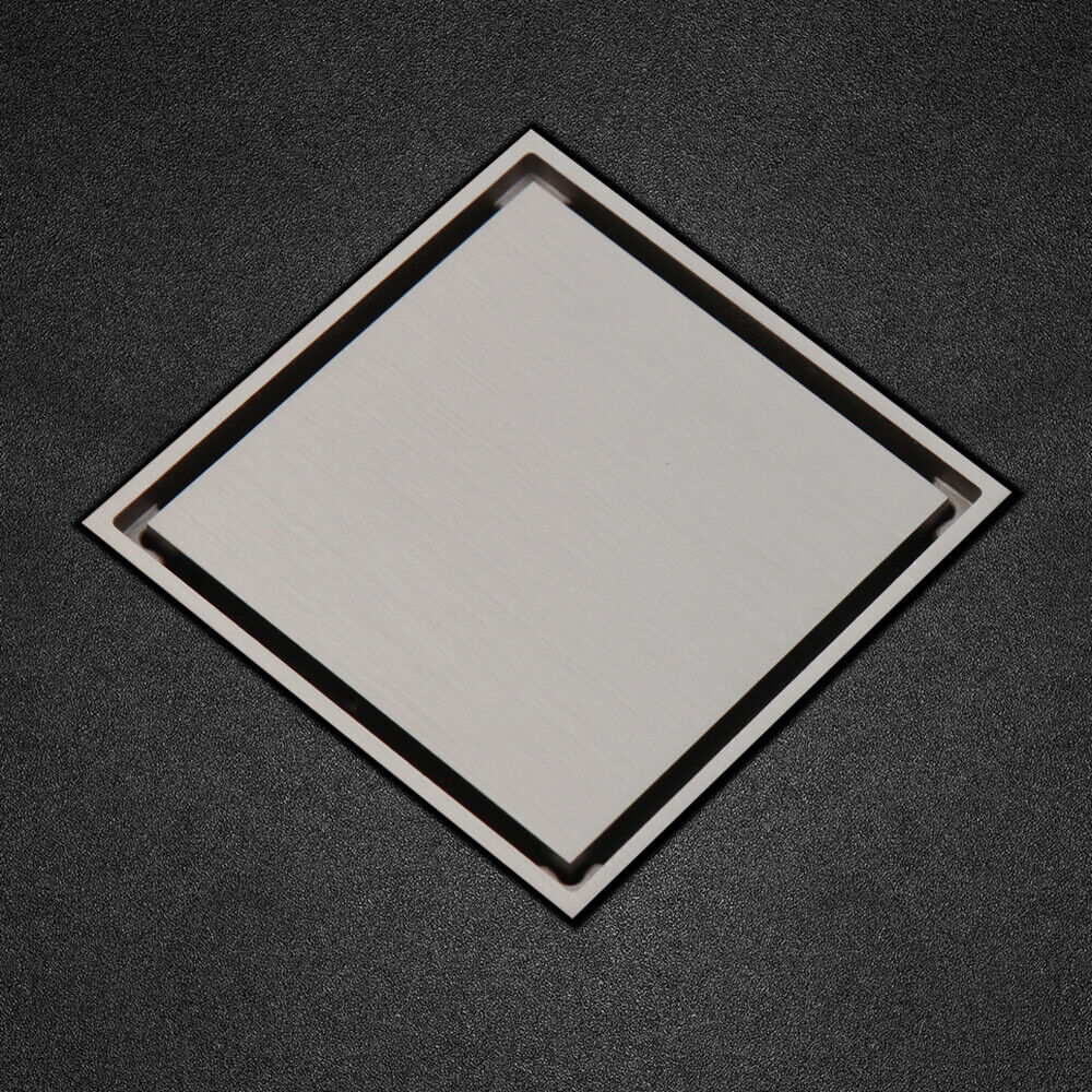 Shower Drain Brushed Nickel – Square Model