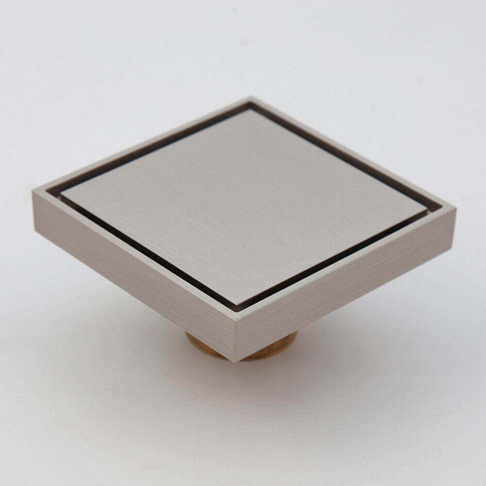 Shower Drain Brushed Nickel – Square Model