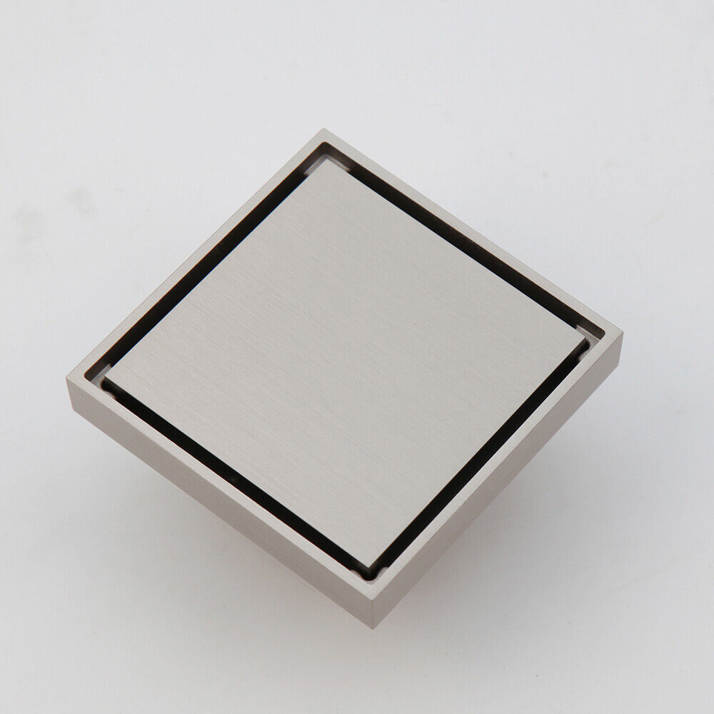 Shower Drain Brushed Nickel – Square Model