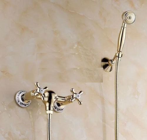 Golden shower faucet