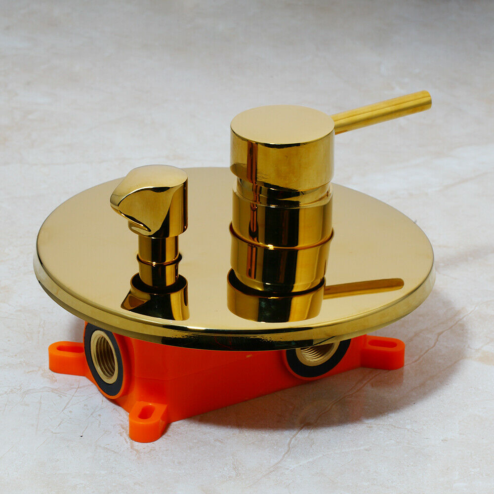 Goldene Einbaudusche