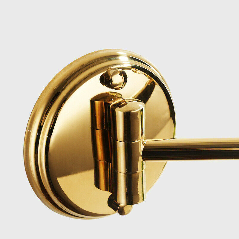 Golden makeup mirror