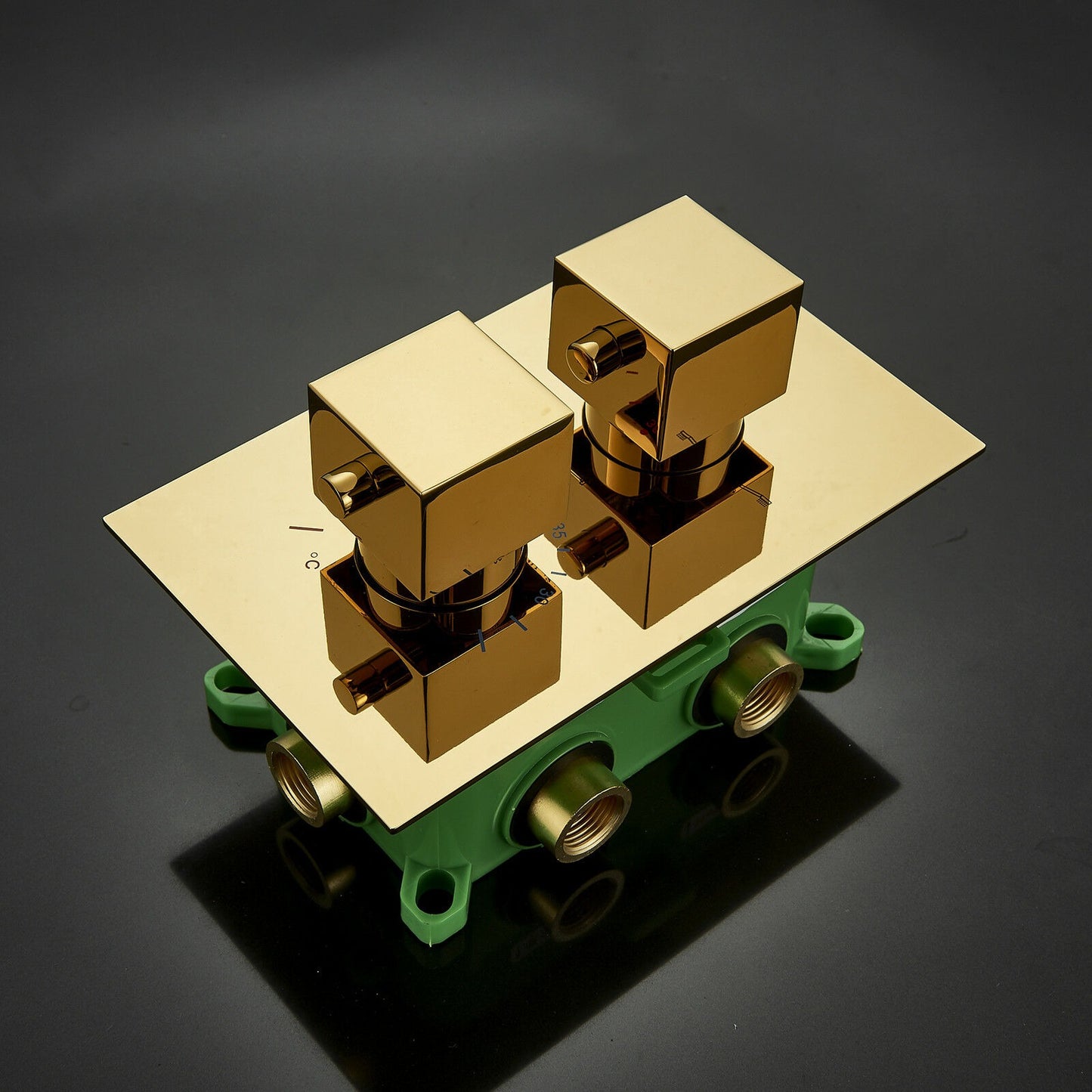 Thermostatische Natursektdusche