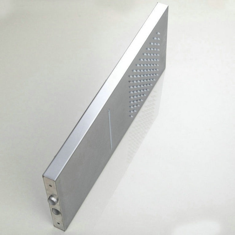 Chrom-Wasserfall-Regendusche mit Mischpanel und Handbrause