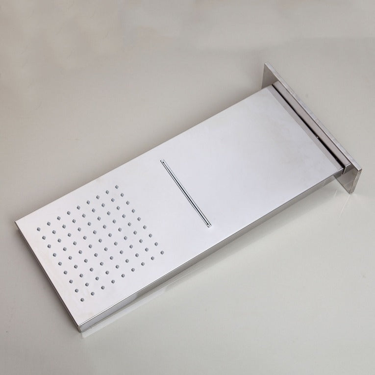 Chrom-Wasserfall-Regendusche mit Mischpanel und Handbrause