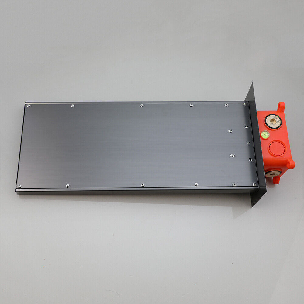 Luxury Gun Metal Built-in Rain Shower