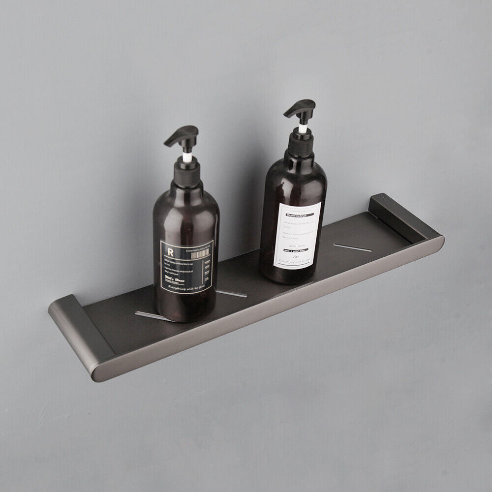 Elegant Gunmetal Shelf for Bathroom or Toilet