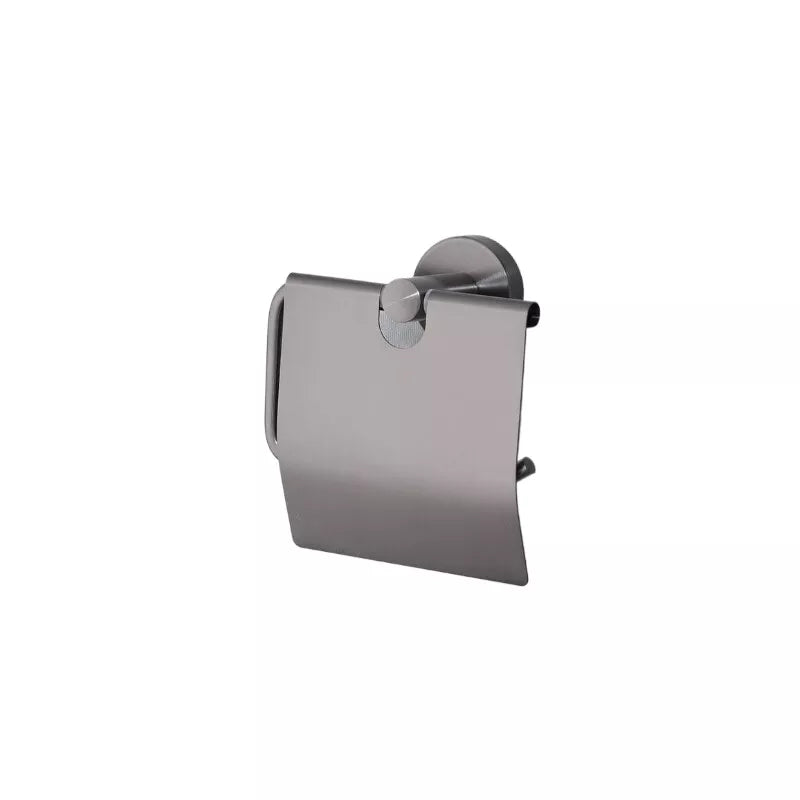 Moderne RVS WC-Rolhouder met Gun Metal Afwerking