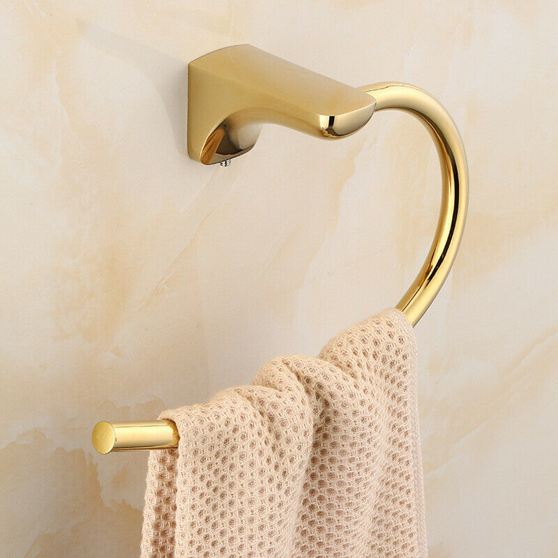 Goldfarbener Handtuchhaken