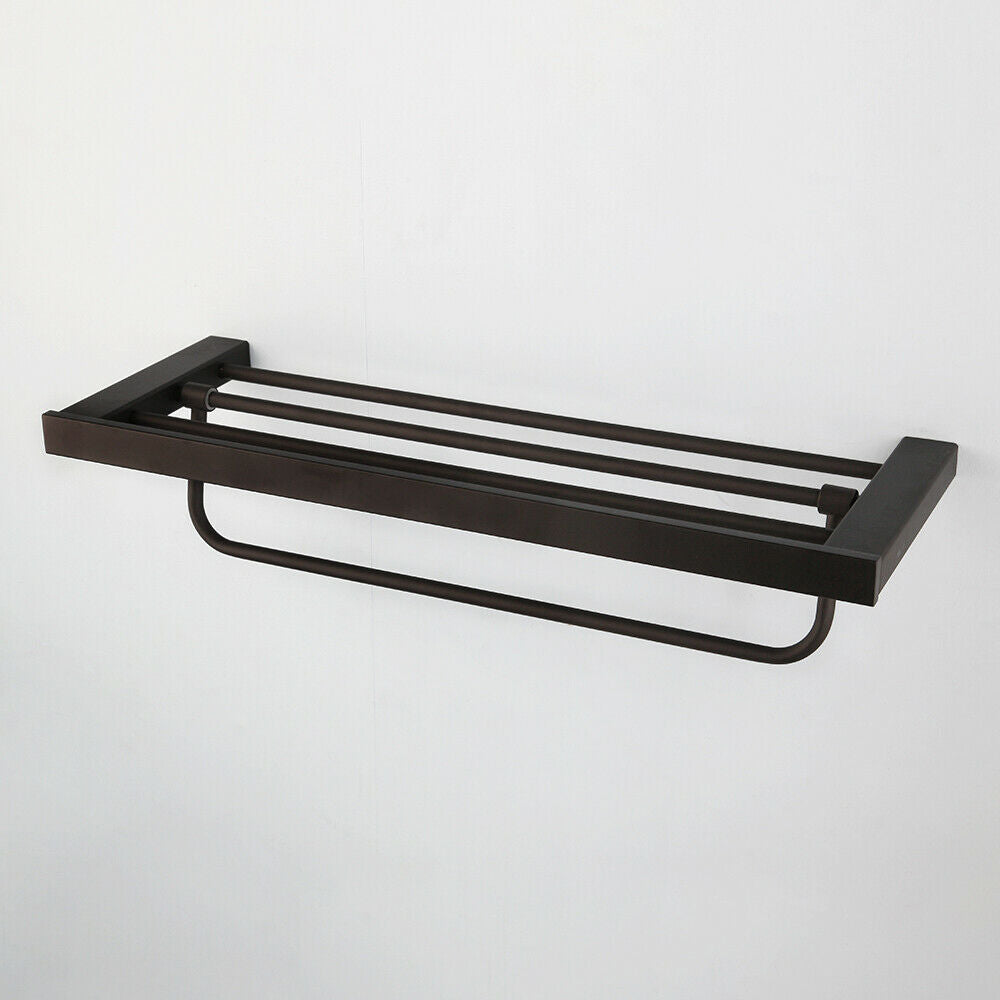 Towel rack black