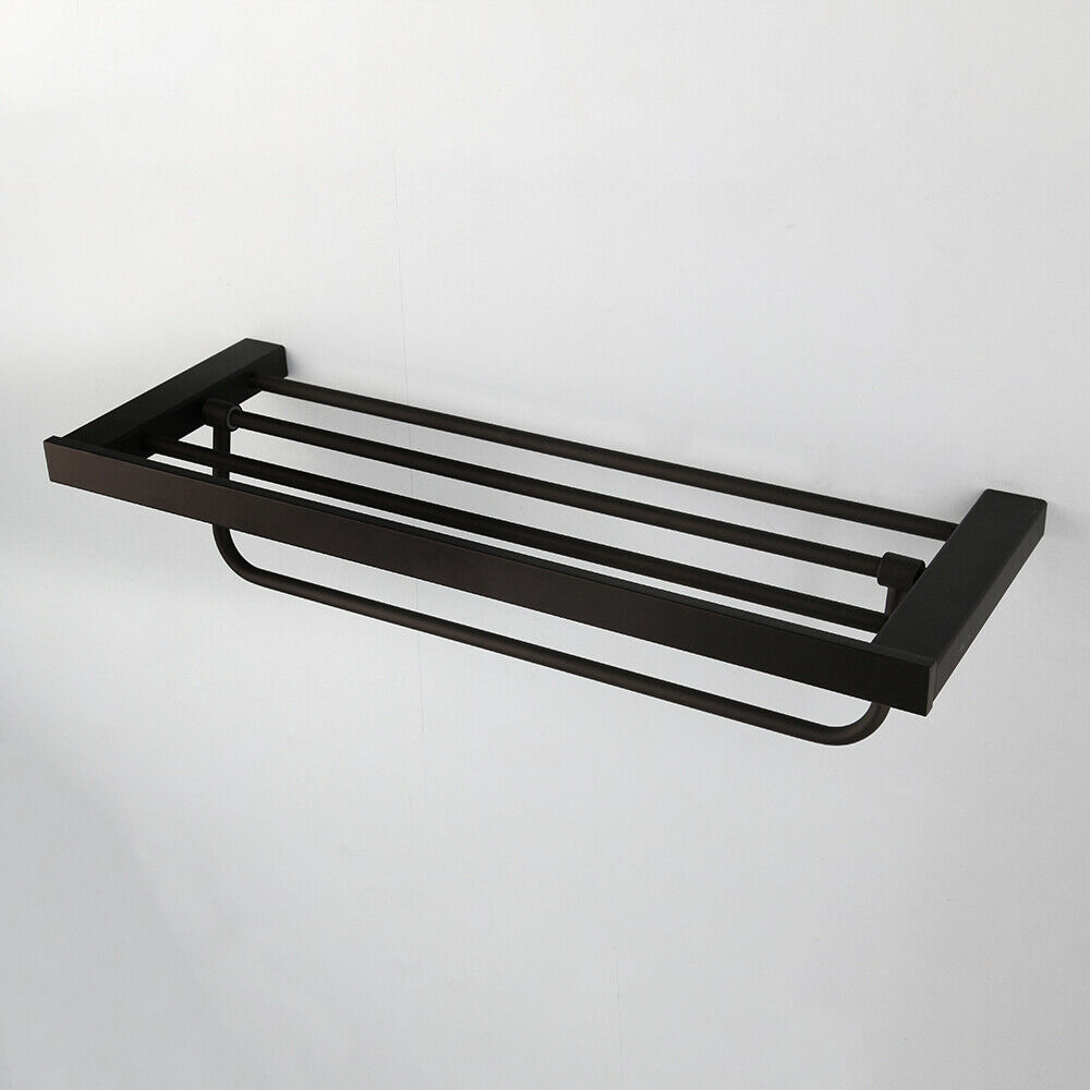 Towel rack black