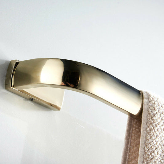 Gold towel holder
