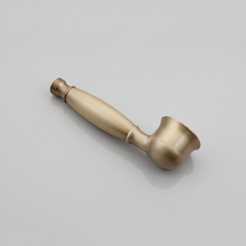 handdouche Bronzen handdouche met schroefaansluiting en klassiek gevormd handvat