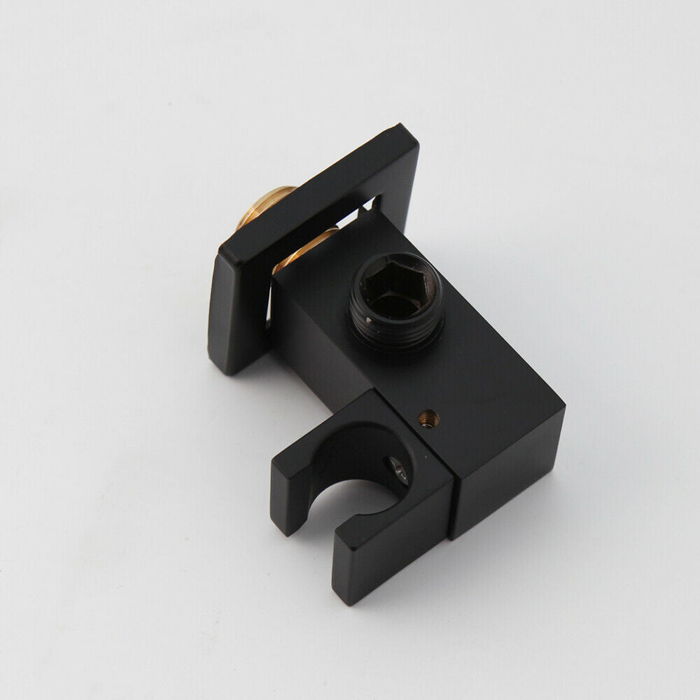 Luxuriöser schwarzer eingebauter Wasserfallhahn