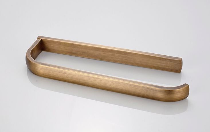 Towel rack bronze-colored