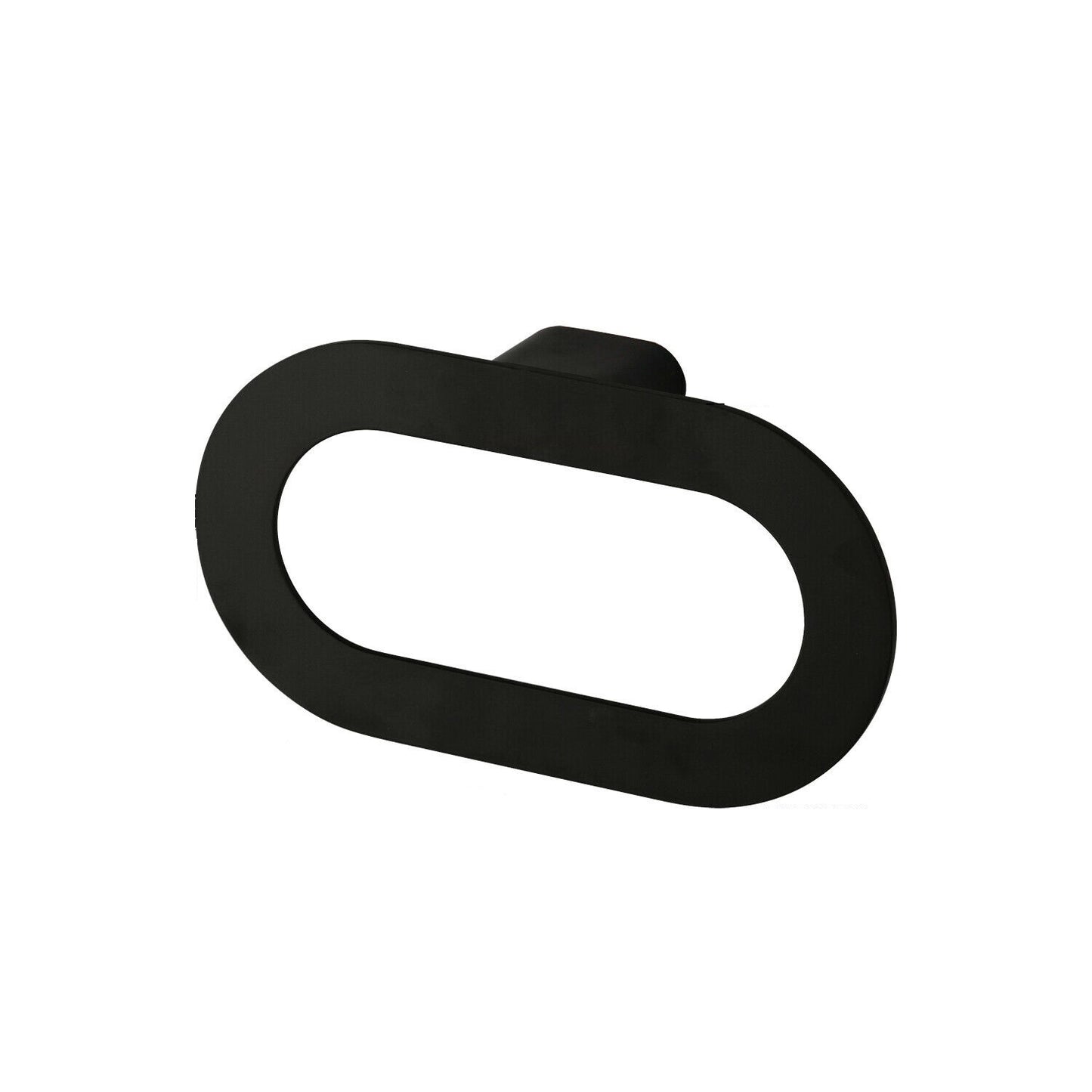 Modern towel ring black