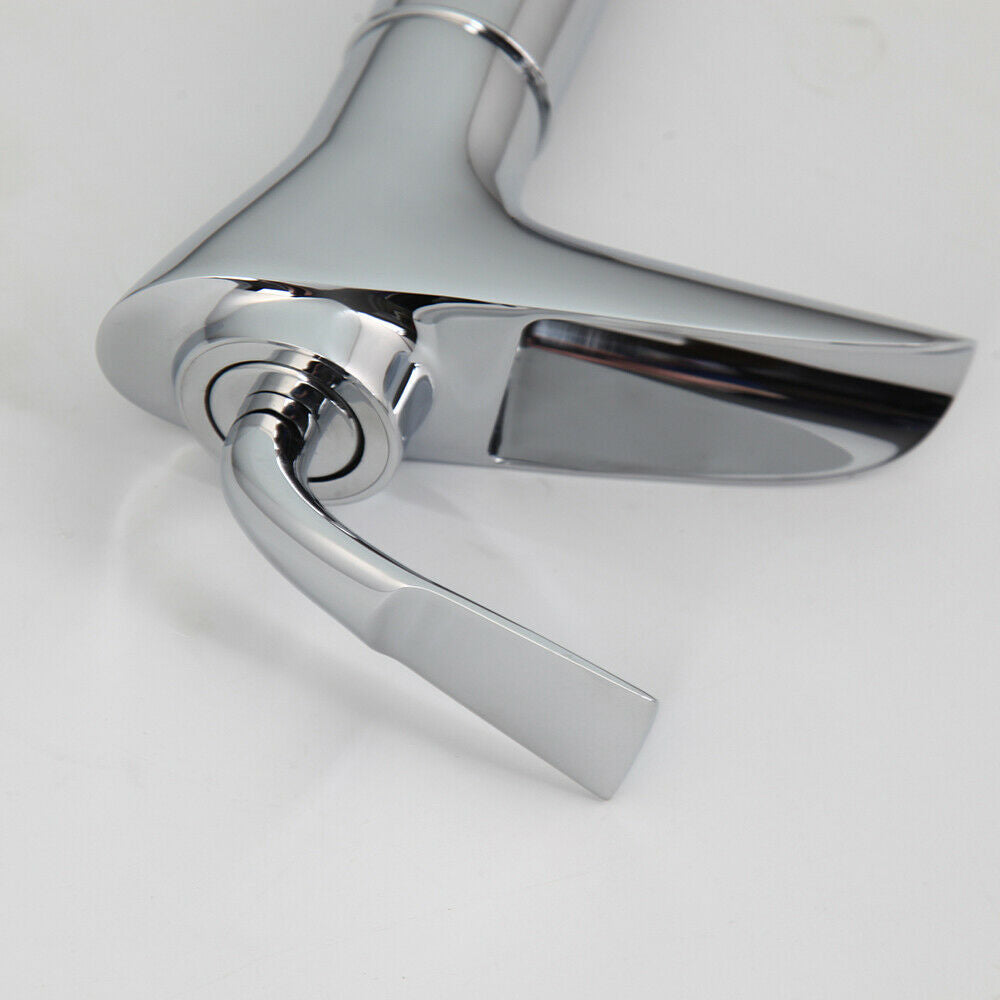 Chrome waterfall tap mixer tap design