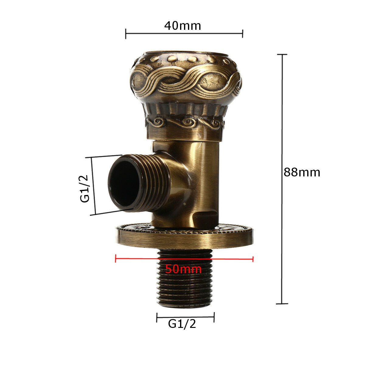 Nostalgic angle stop valve