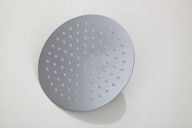 Large round stainless steel rain shower 400 mm