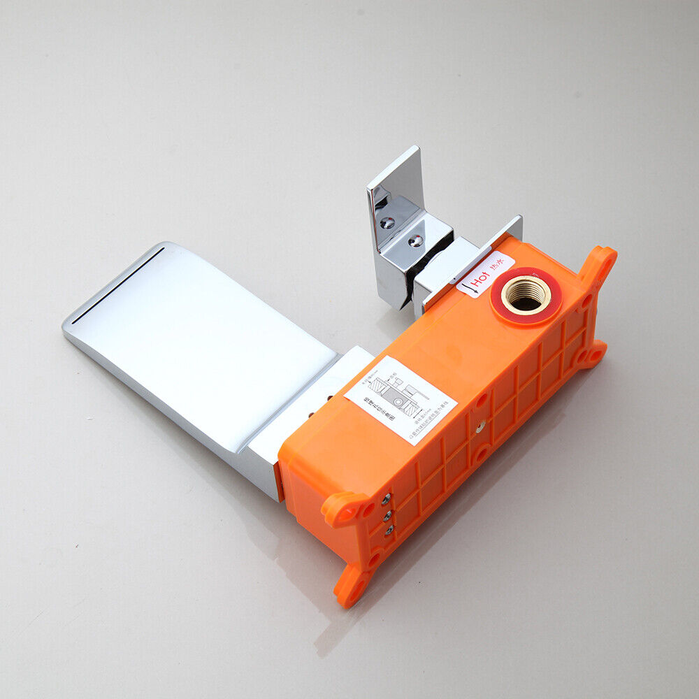 Chrom-Wasserfall-Einbaumischbatterie