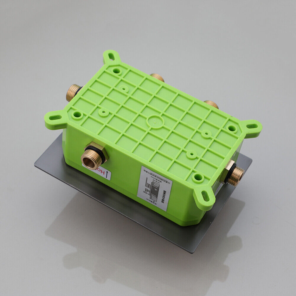 Luxury Gun Metal Built-in Rain Shower