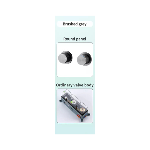 Eingebauter Badewannenhahn aus Rotguss