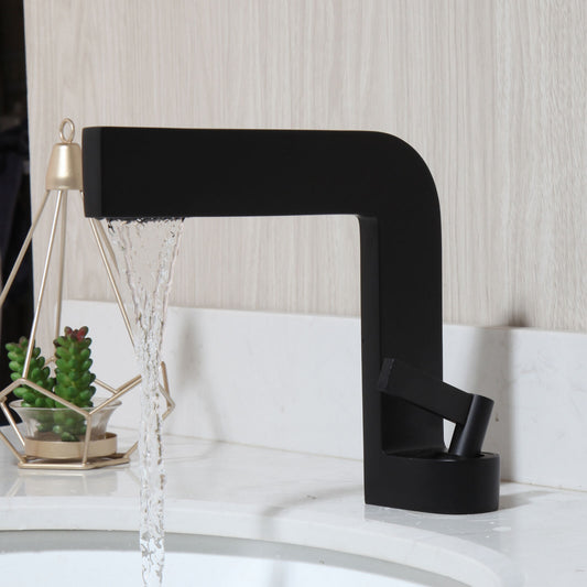Industrial black mixer tap