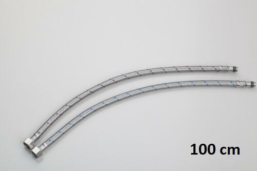 Installation hoses 100 cm for washbasin tap