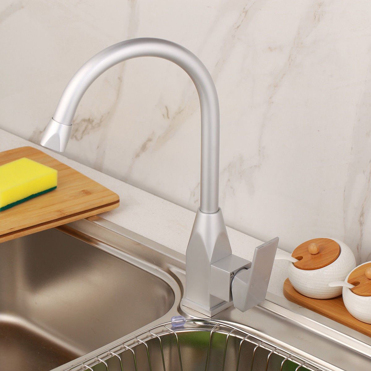 Aluminum kitchen faucet