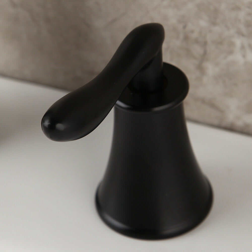 3-teiliger schwarzer Wasserhahn