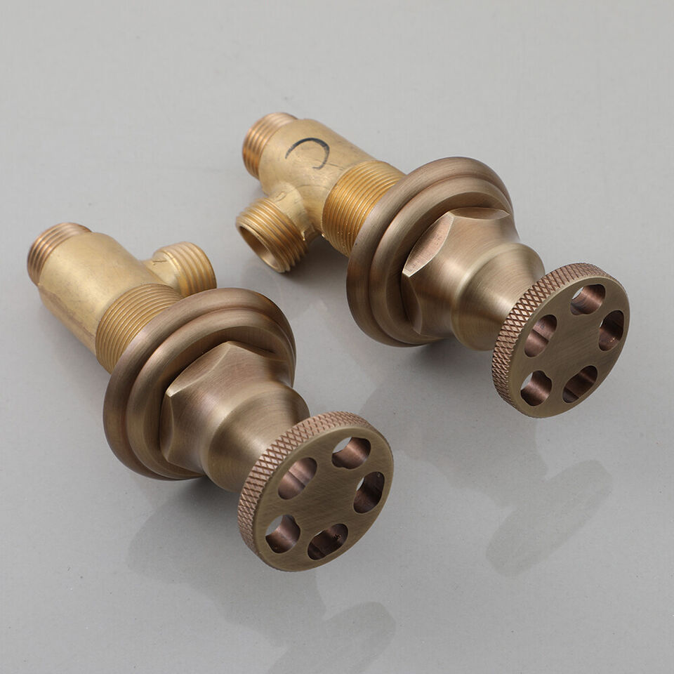 Nostalgic bronze-colored built-in wall tap mixer tap