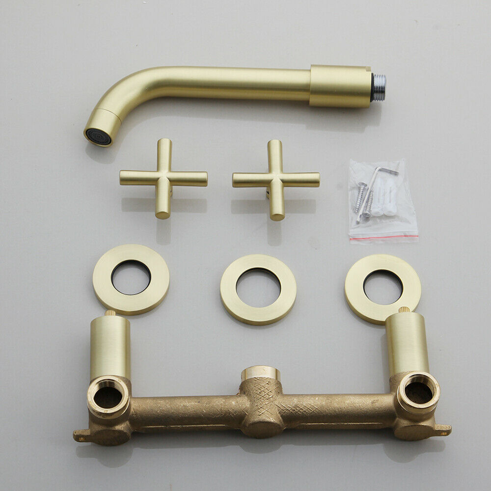 Luxurious Brushed Gold Built-in Faucet – Stylish & Timeless