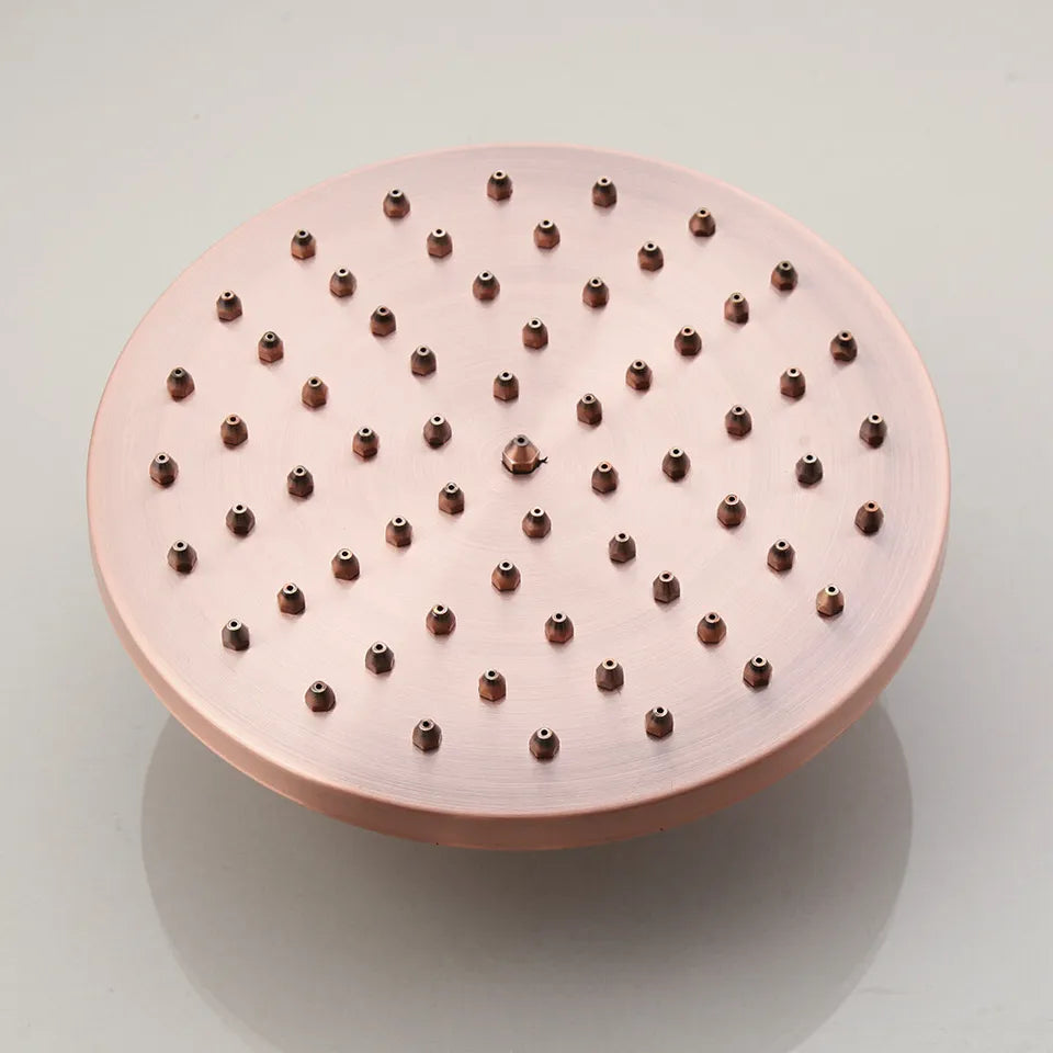 Klassische nostalgische Kupfer-Aufputz-Regendusche