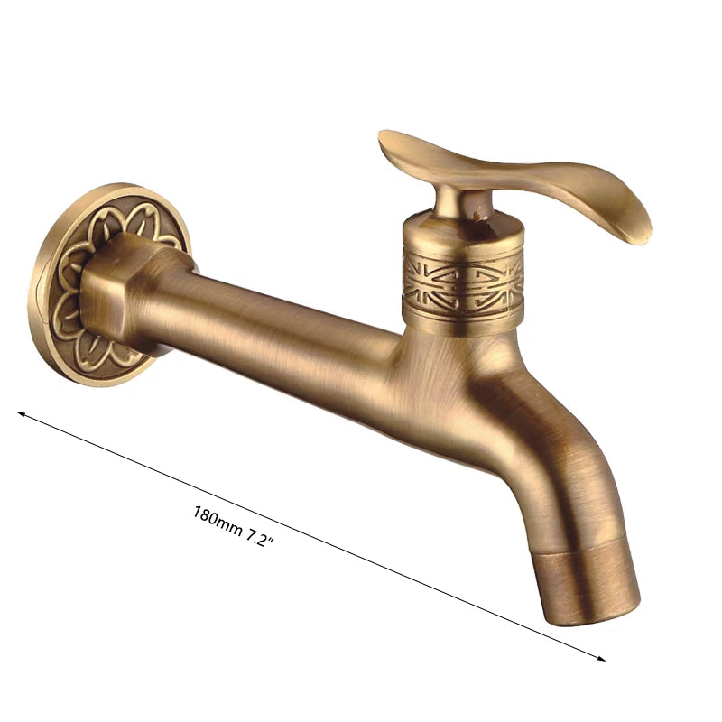Nostalgic bronze faucet