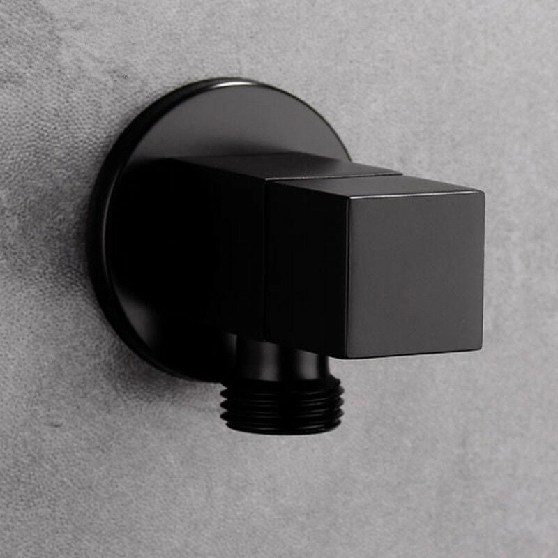 Modernes Eckventil schwarz