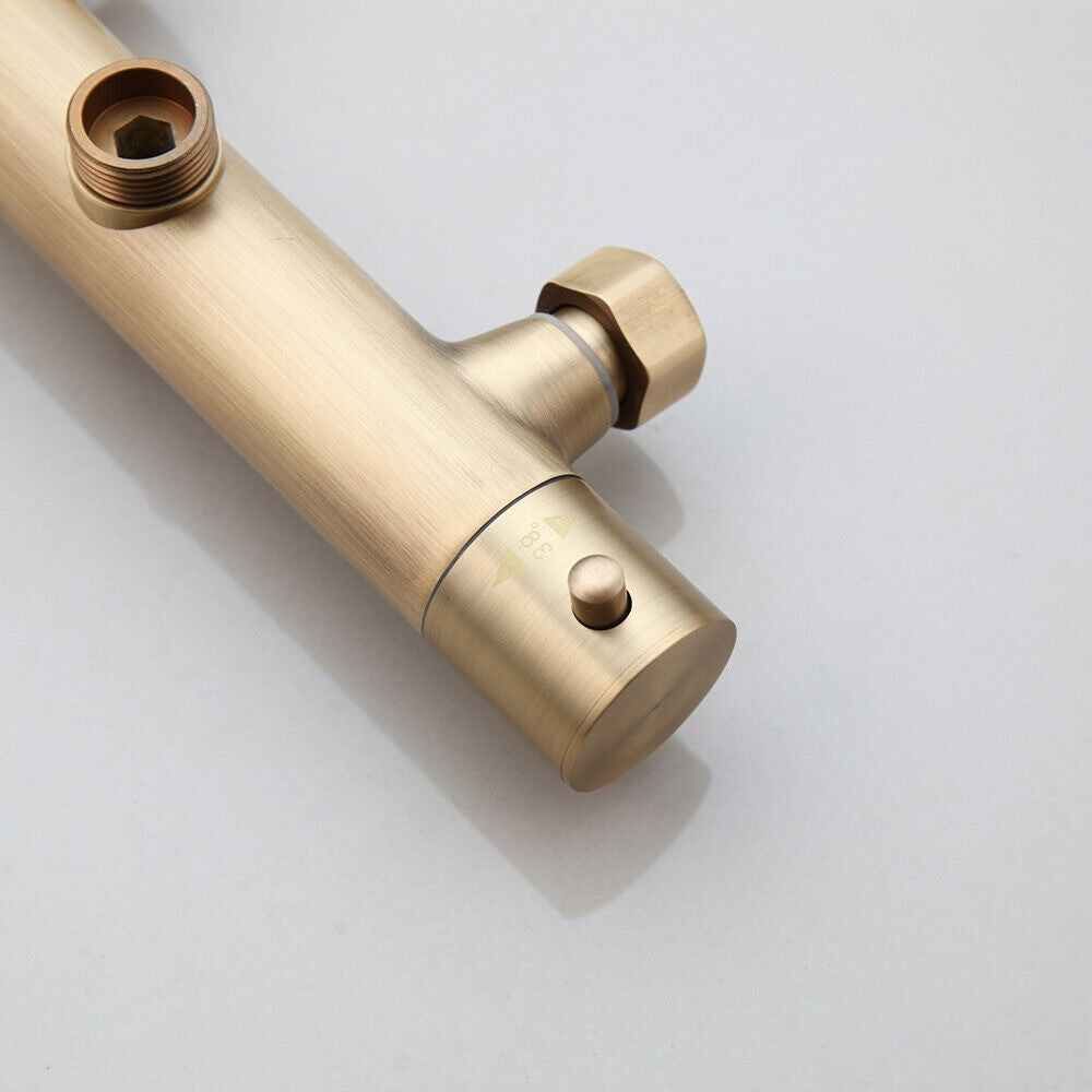 kraanlijf thermostatisch bronskleurig