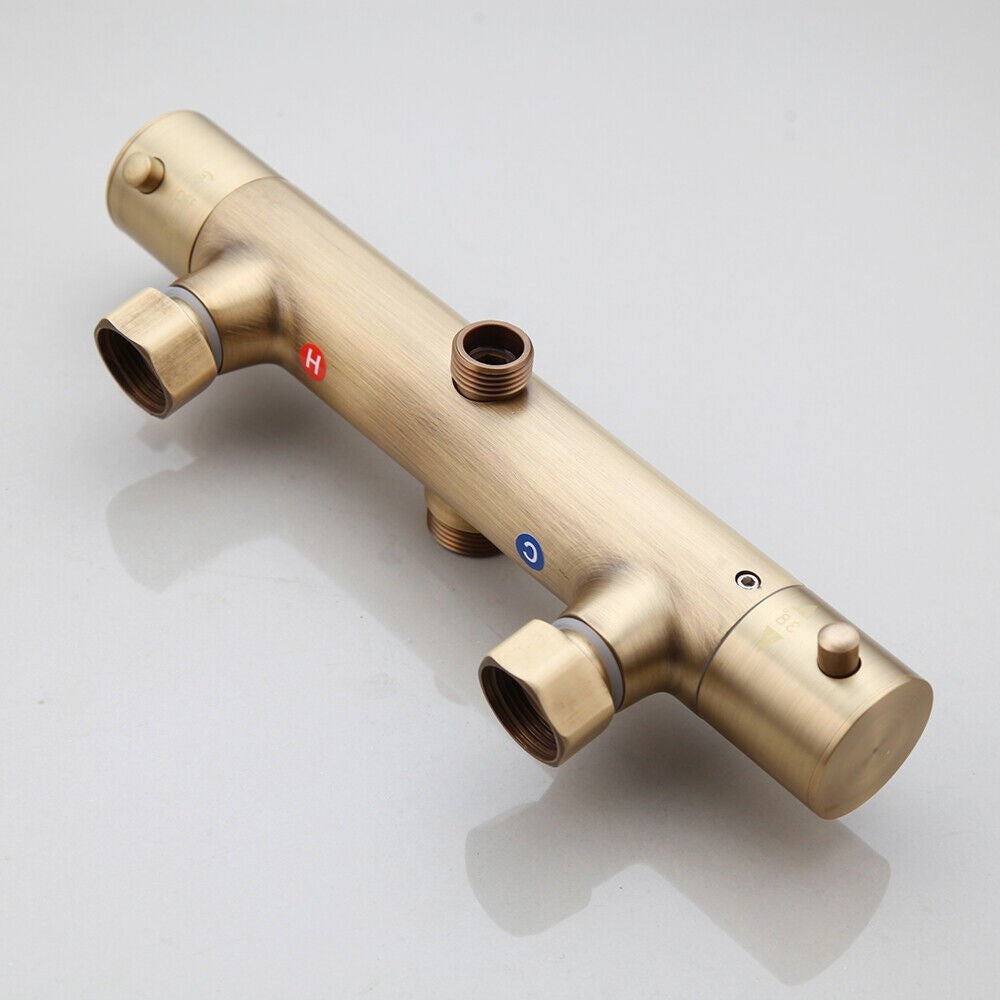 kraanlijf thermostatisch bronskleurig