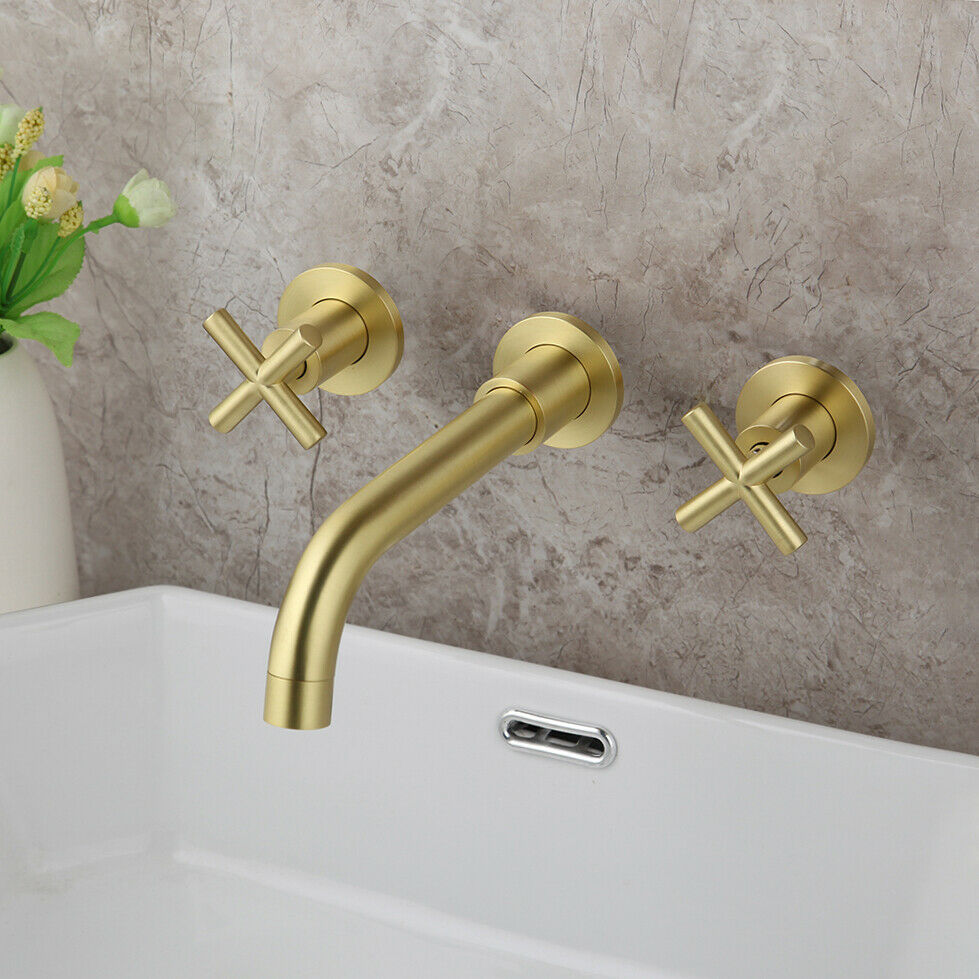 Luxurious Brushed Gold Built-in Faucet – Stylish & Timeless