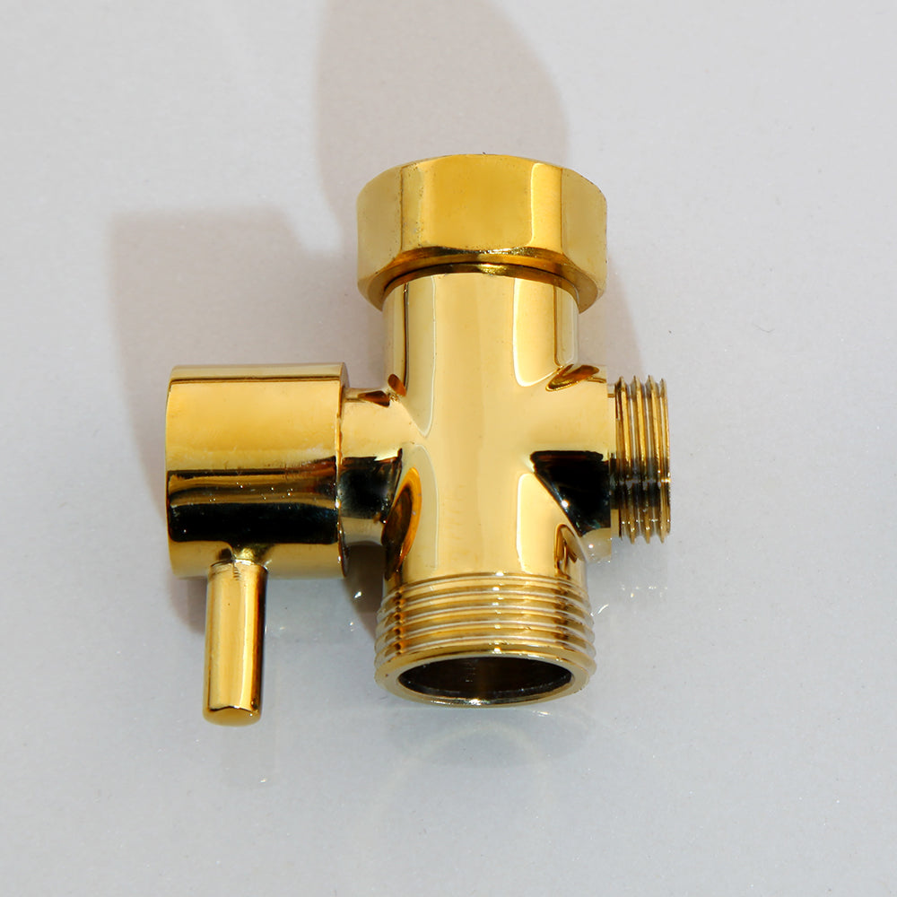 Golden hand shower tap