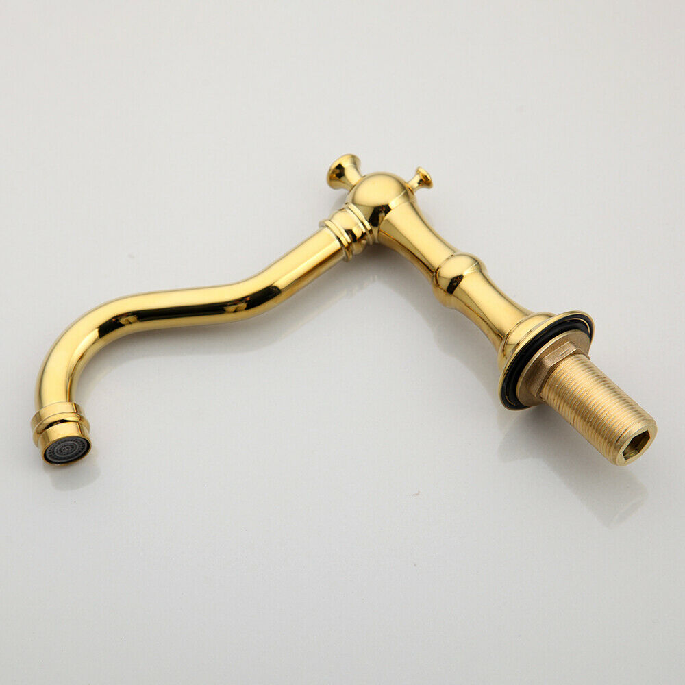 3-piece gold surface-mounted tap
