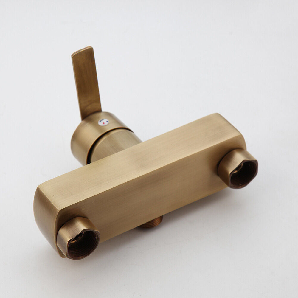 Nostalgic Bronze Surface-Mounted Shower Set