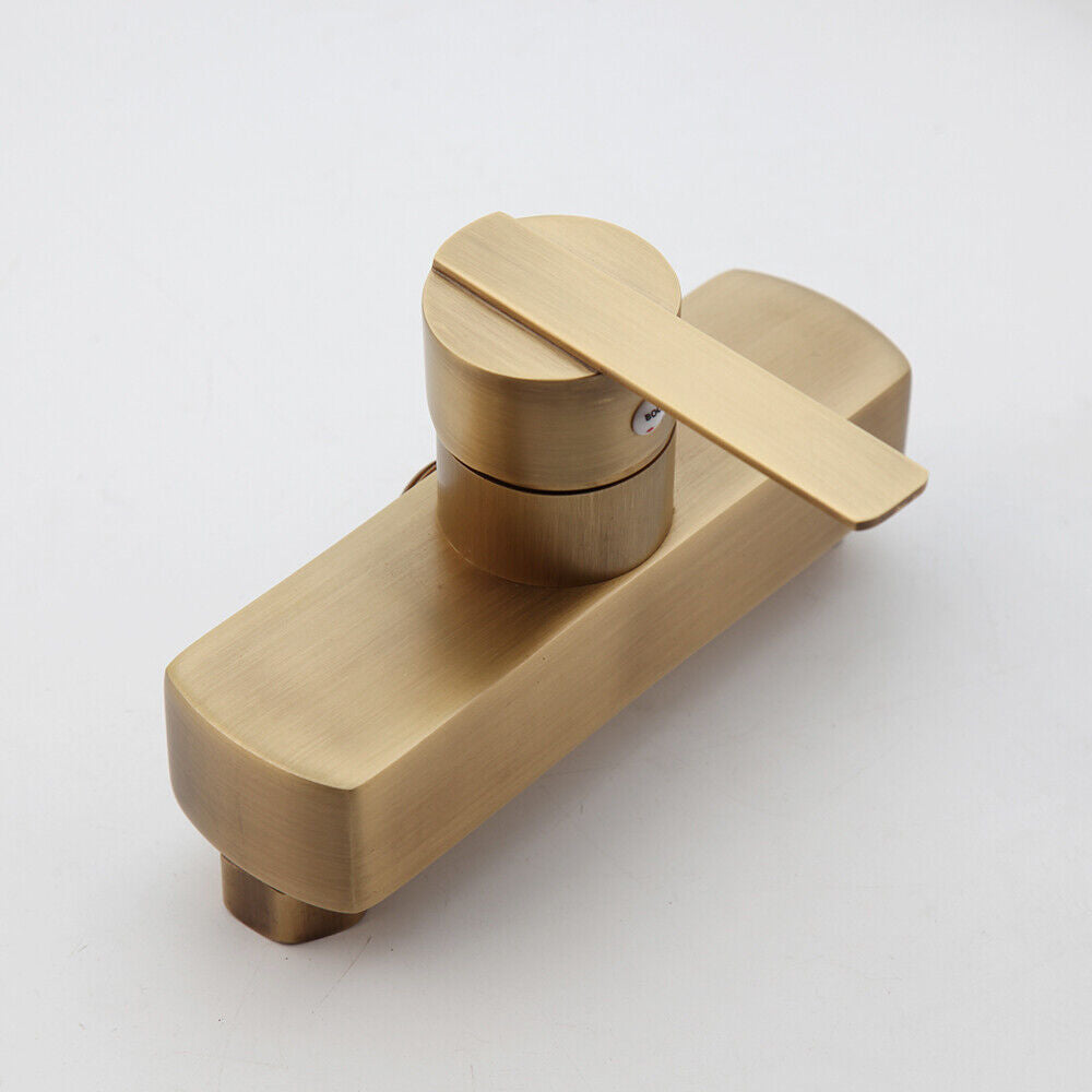 Nostalgic Bronze Surface-Mounted Shower Set