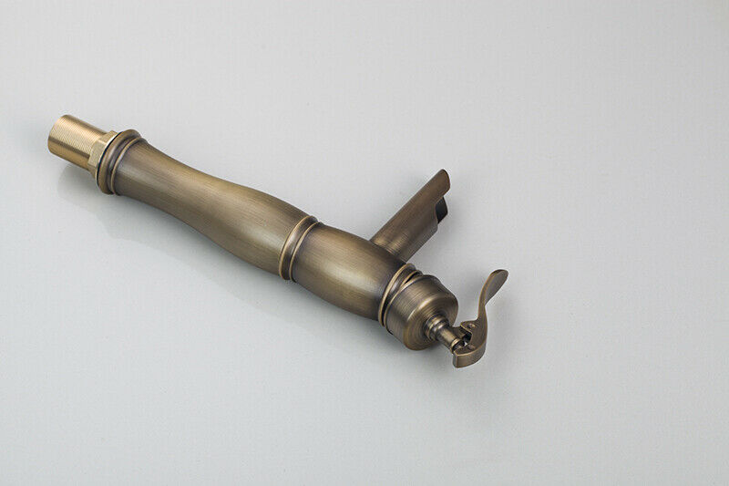 Bronze colored waterfall mixer tap