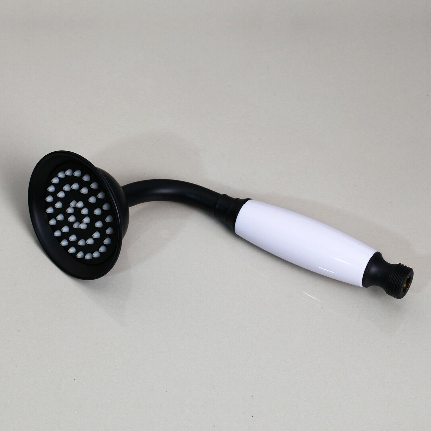 Matt black tap with hand shower